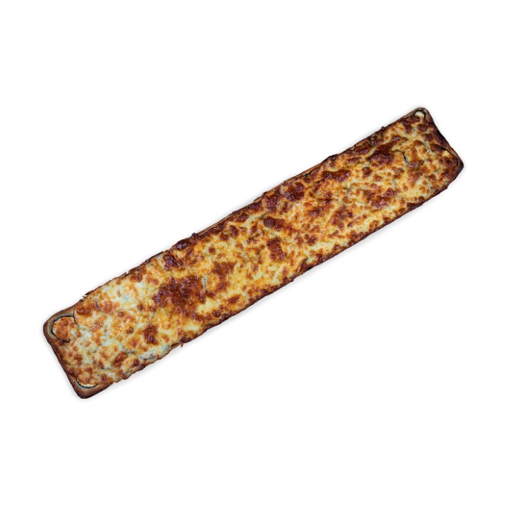 Coca de carbassó i mozzarella