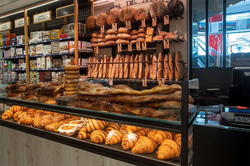 Aparador del Forn de Nulles a l'Espai Gourmet del Corte Inglés de Tarragona