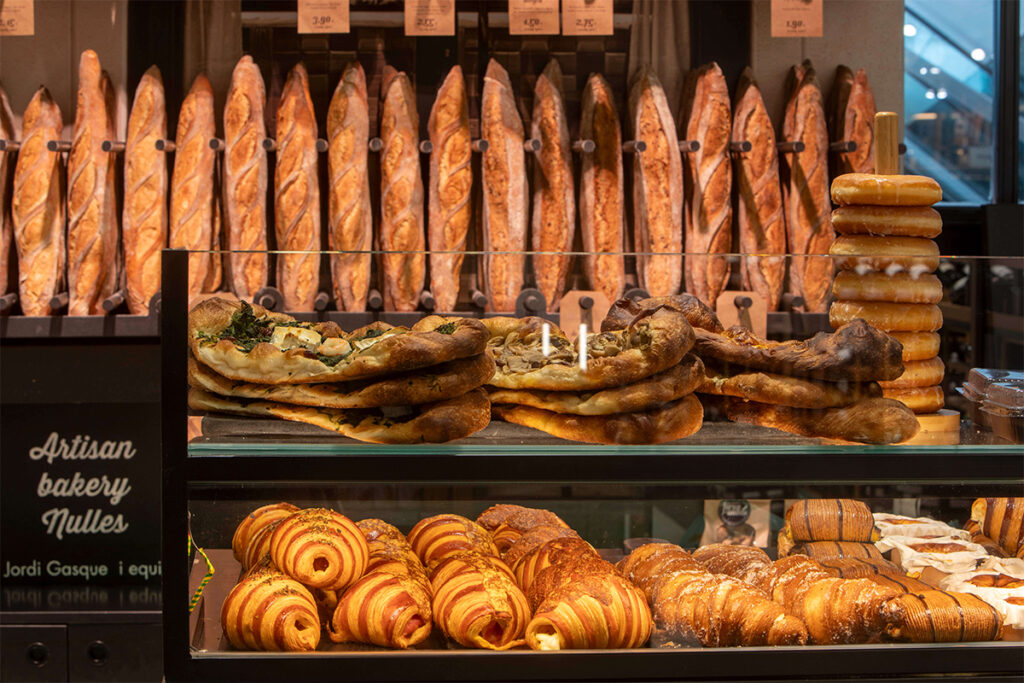 Aparador del Forn de Nulles a l'Espai Gourmet del Corte Inglés de Tarragona