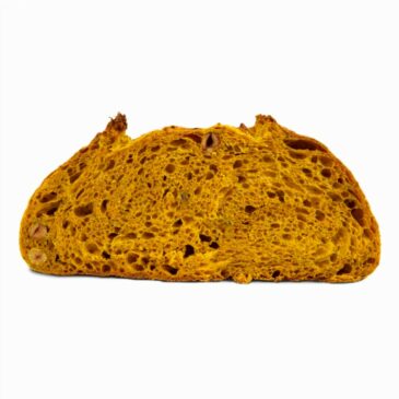 Pa de cúrcuma, avellanes i xia