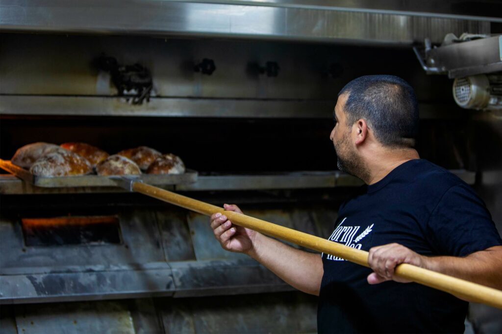 Jordi Gasque fornejant