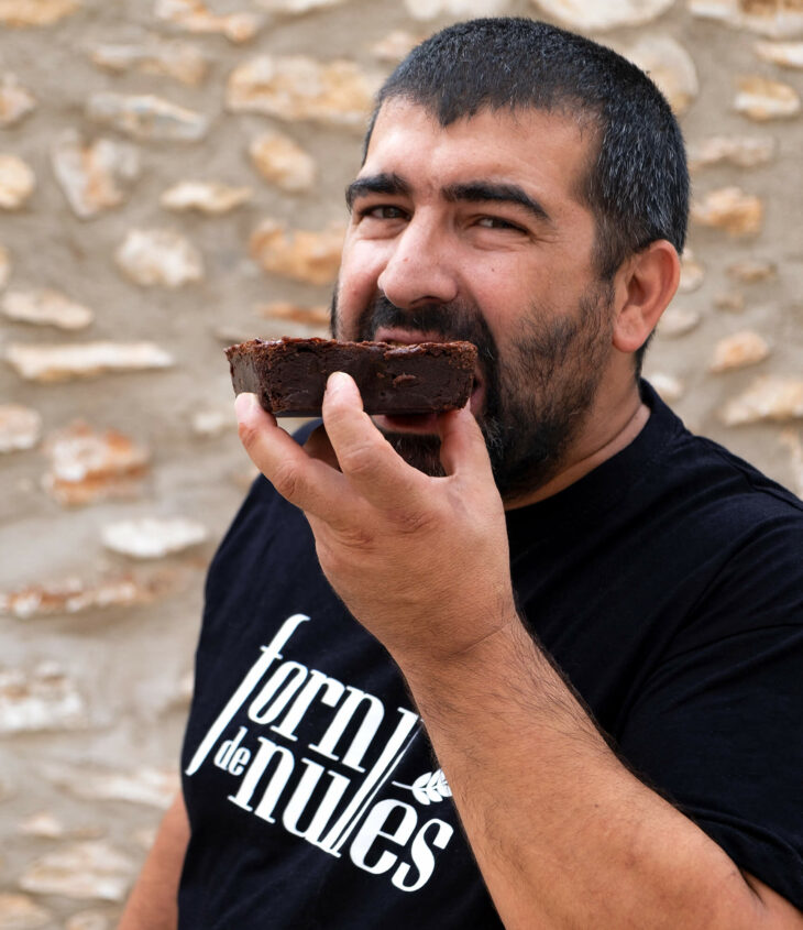 Brownie de xocolata i nous