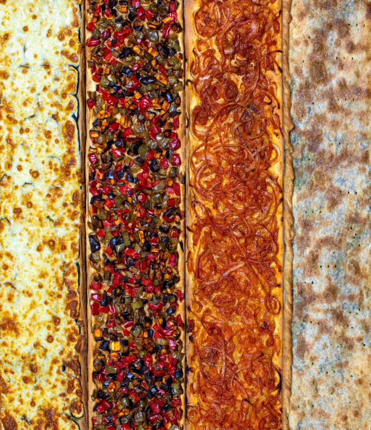 Coques salades del Forn de Nulles