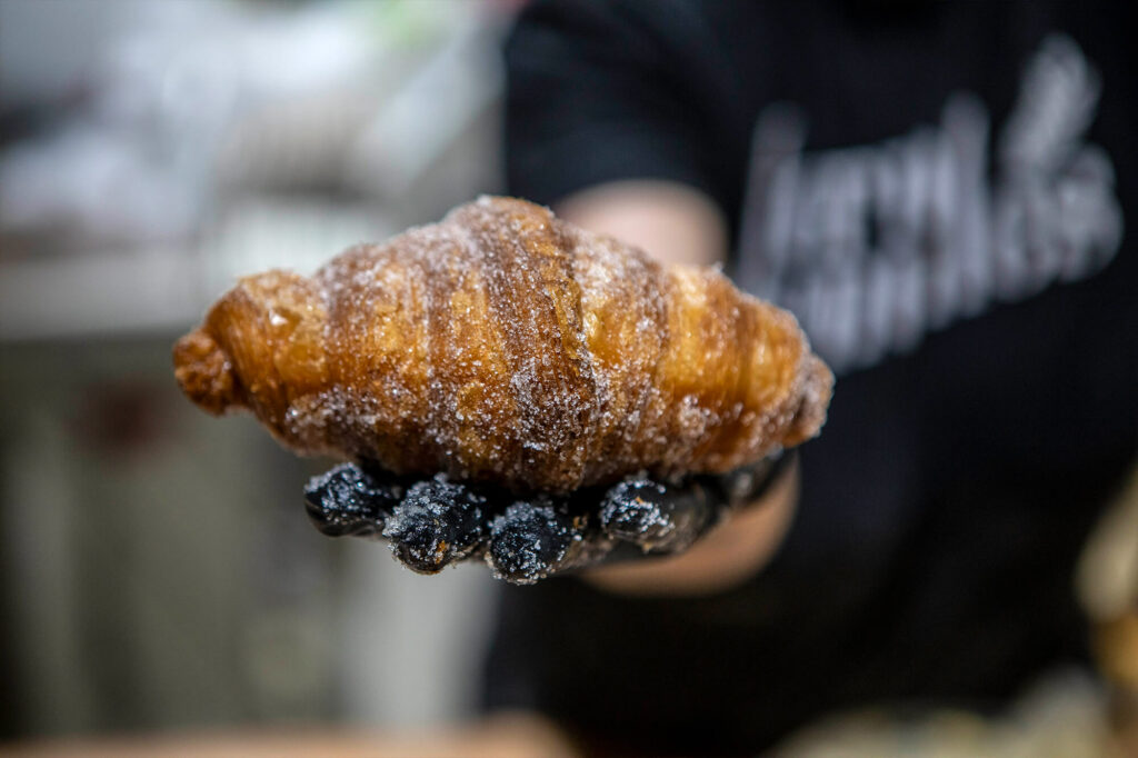 El xuixo de crema del Forn de Nulles