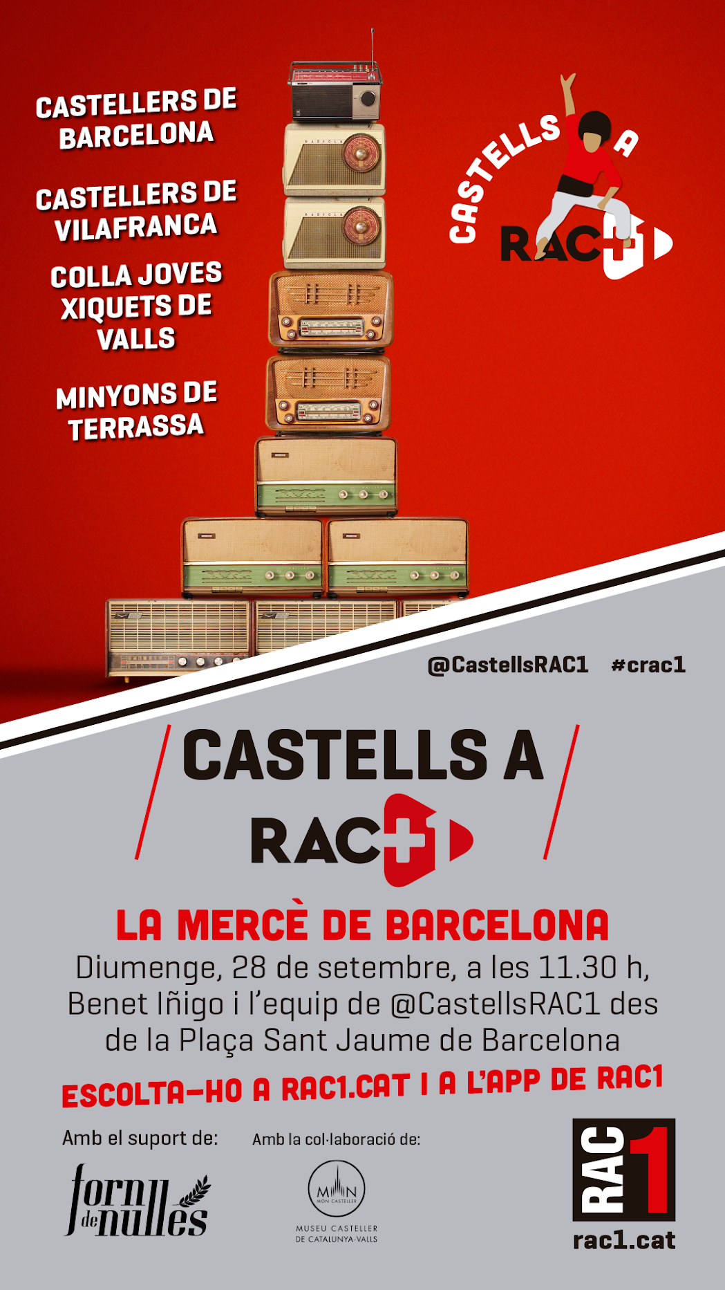 Patrocini Forn de Nulles La Mercè Barcelona