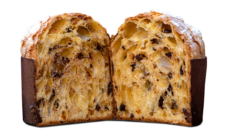 Panettone taronja i xoco obert