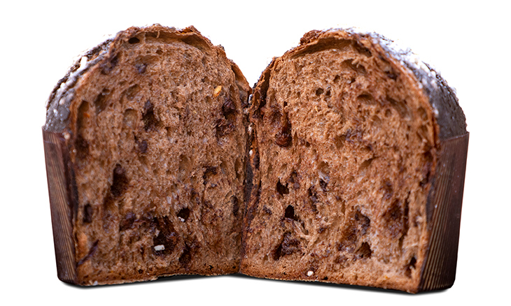 Panettone xoco obert